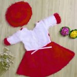 Casual wool long sleeves dress