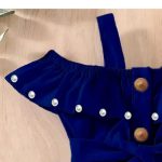 Trendy off shoulder A-line rayon dress pleated dress