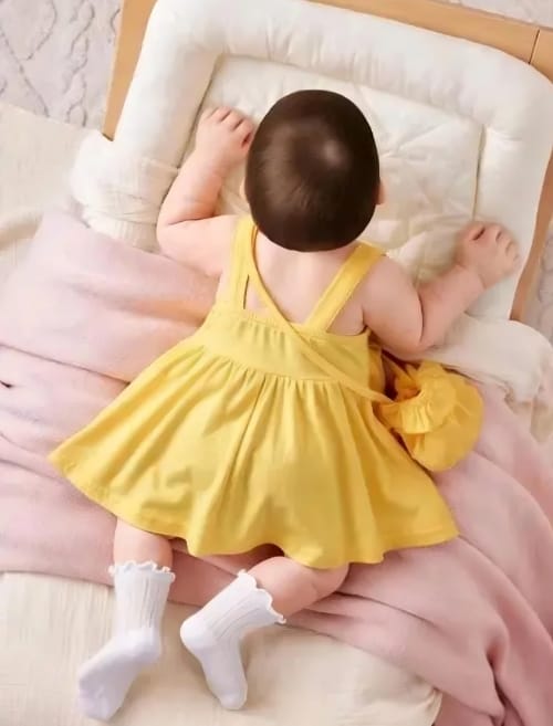 Toddler yellow casual wear dress