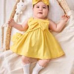Toddler yellow casual wear dress