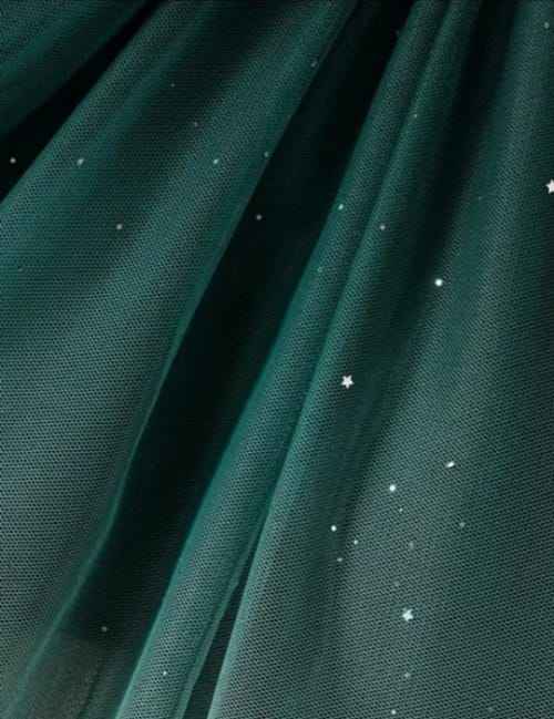 Toddler military green Party dress