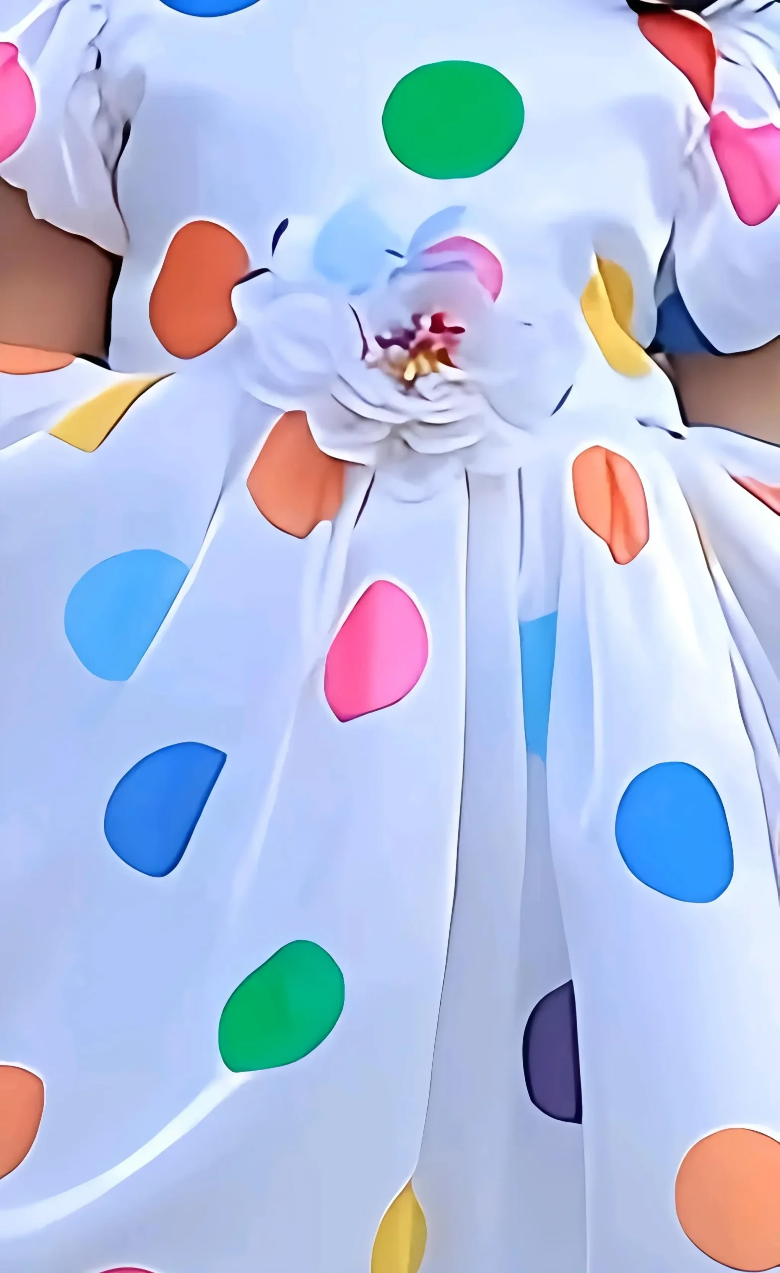Pola dot daily wear frock