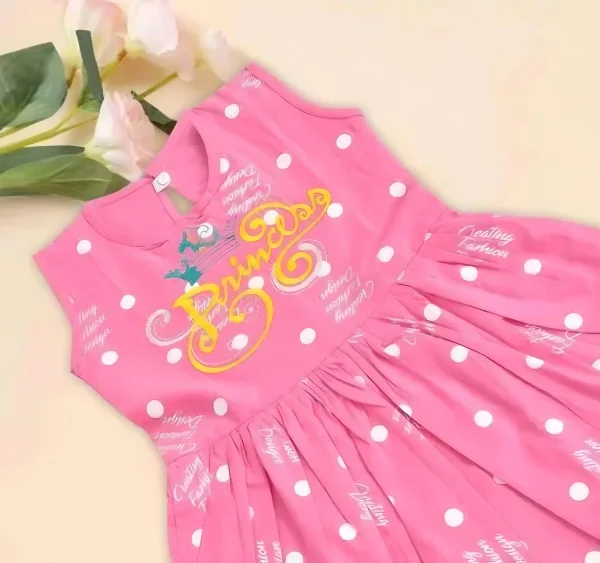Baby girls cotton frock/embroidered frock