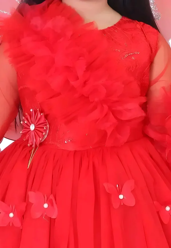 Princess frock/color red