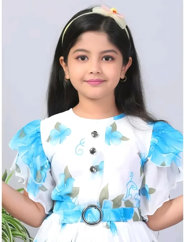 Girls frock/baby dress/color blue