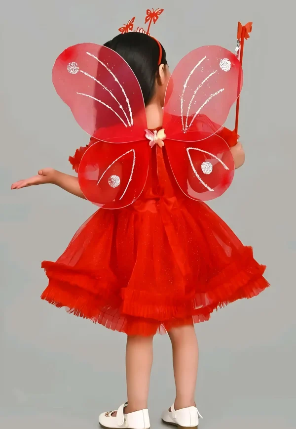 Princess frock/pari frock/color red