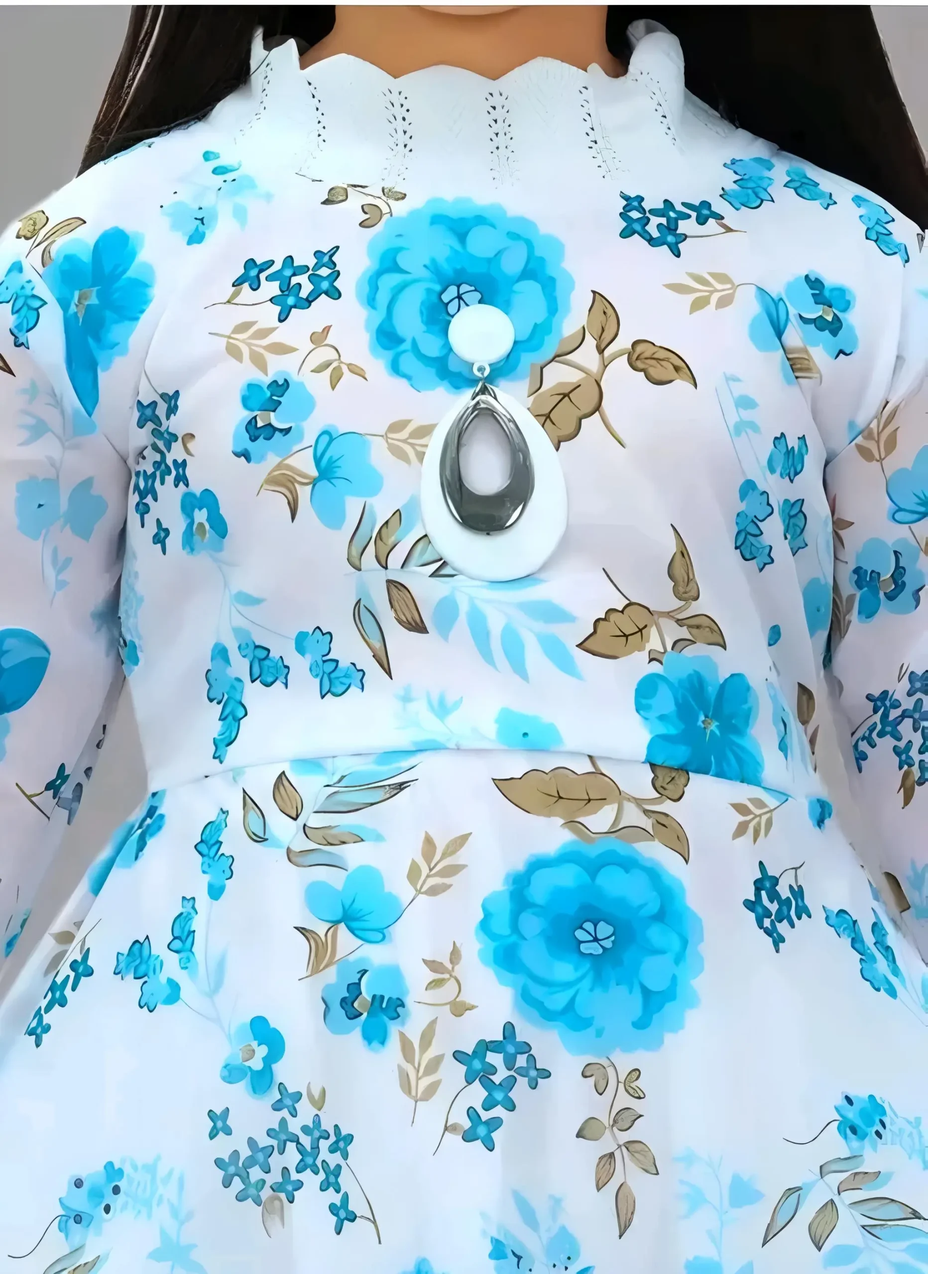 Princess stylish babygirl frock/Georgette fabric