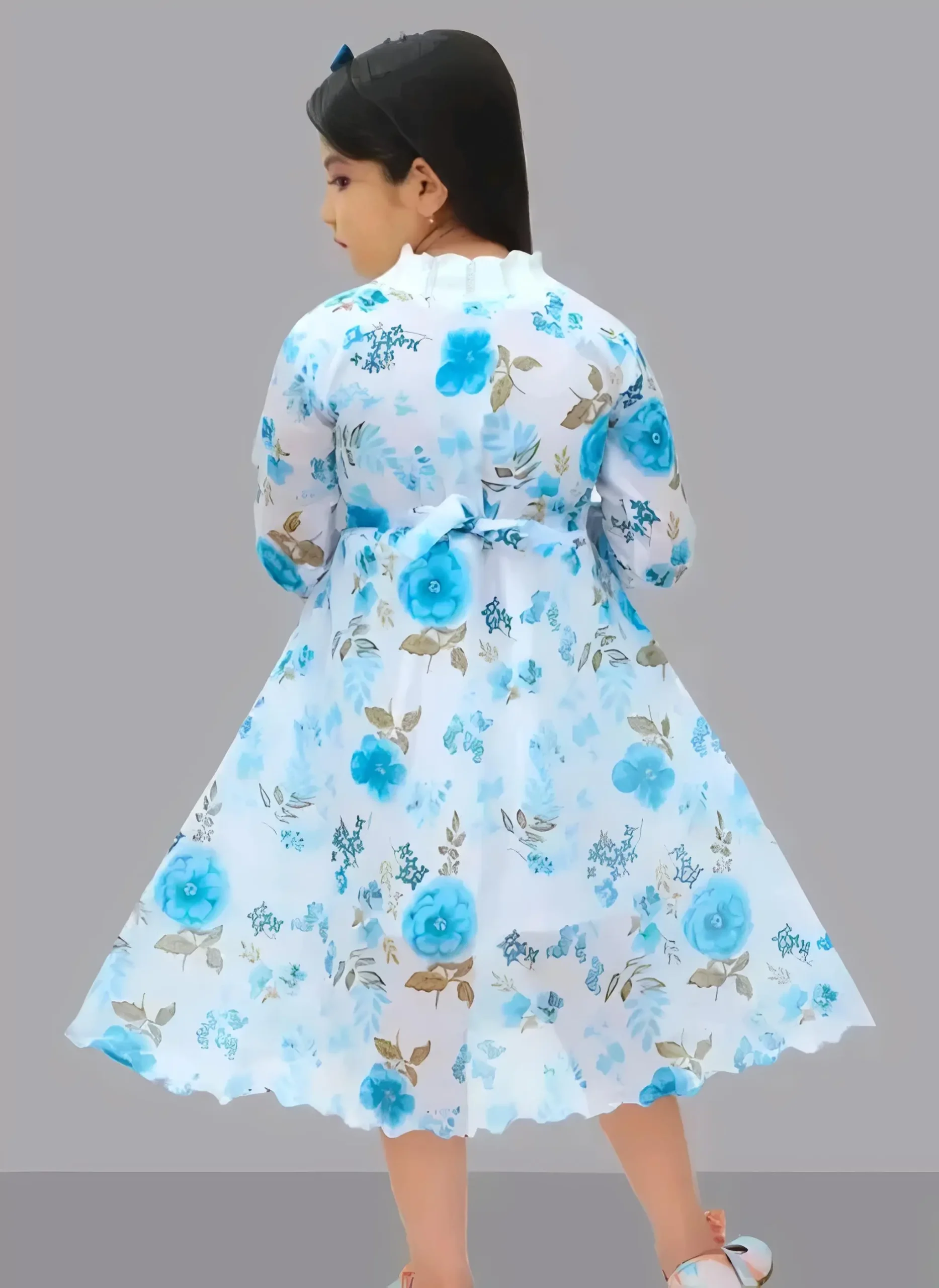 Princess stylish babygirl frock/Georgette fabric