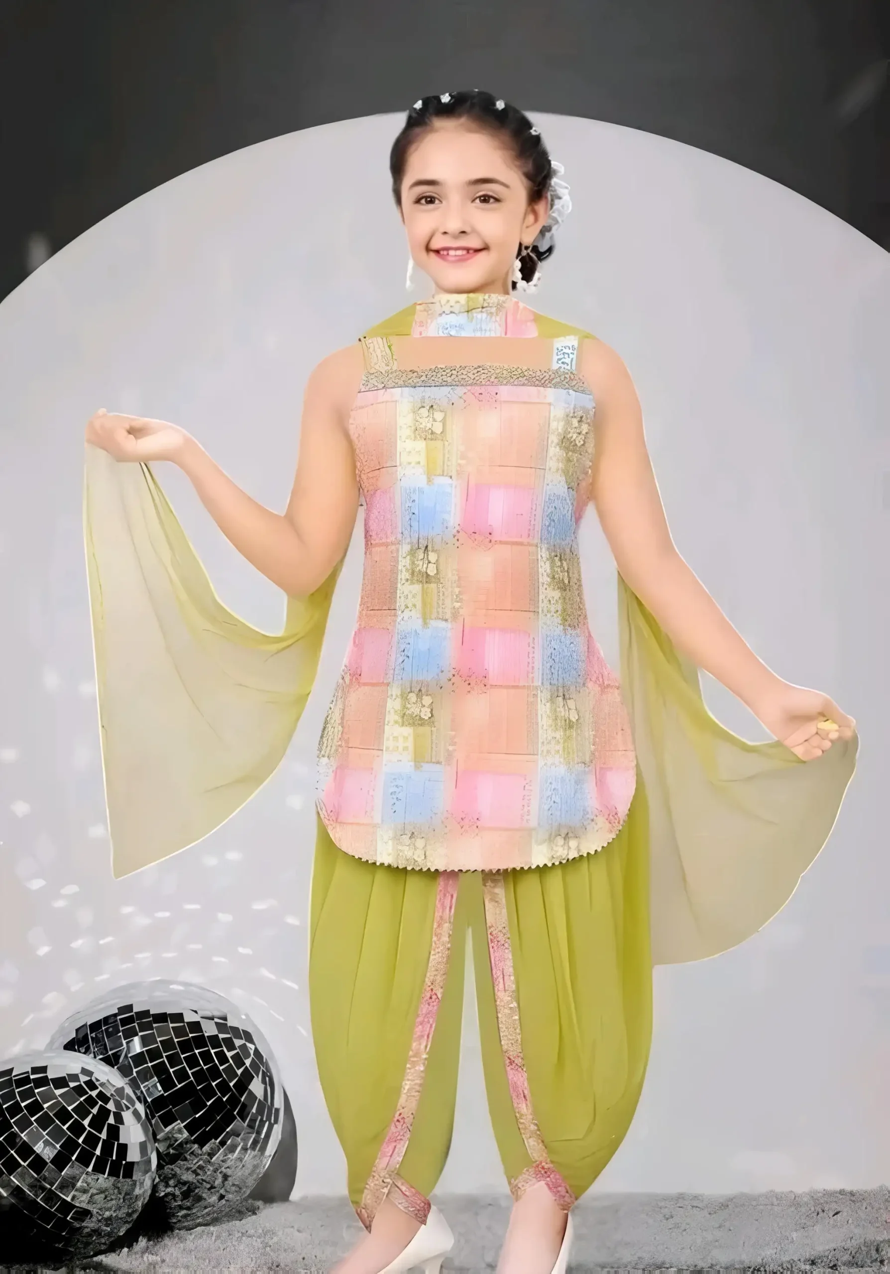 Girls kurti and pant set