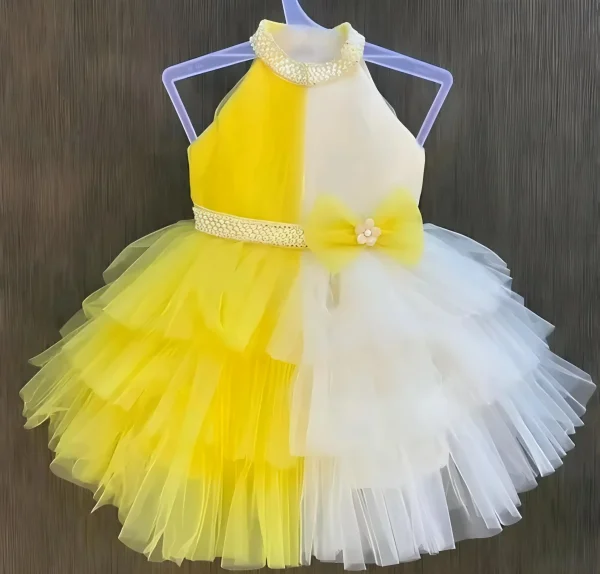 Kids new stylish frock/fabric net