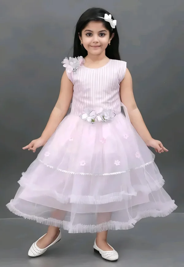 Princess frock/pari frock/color pink