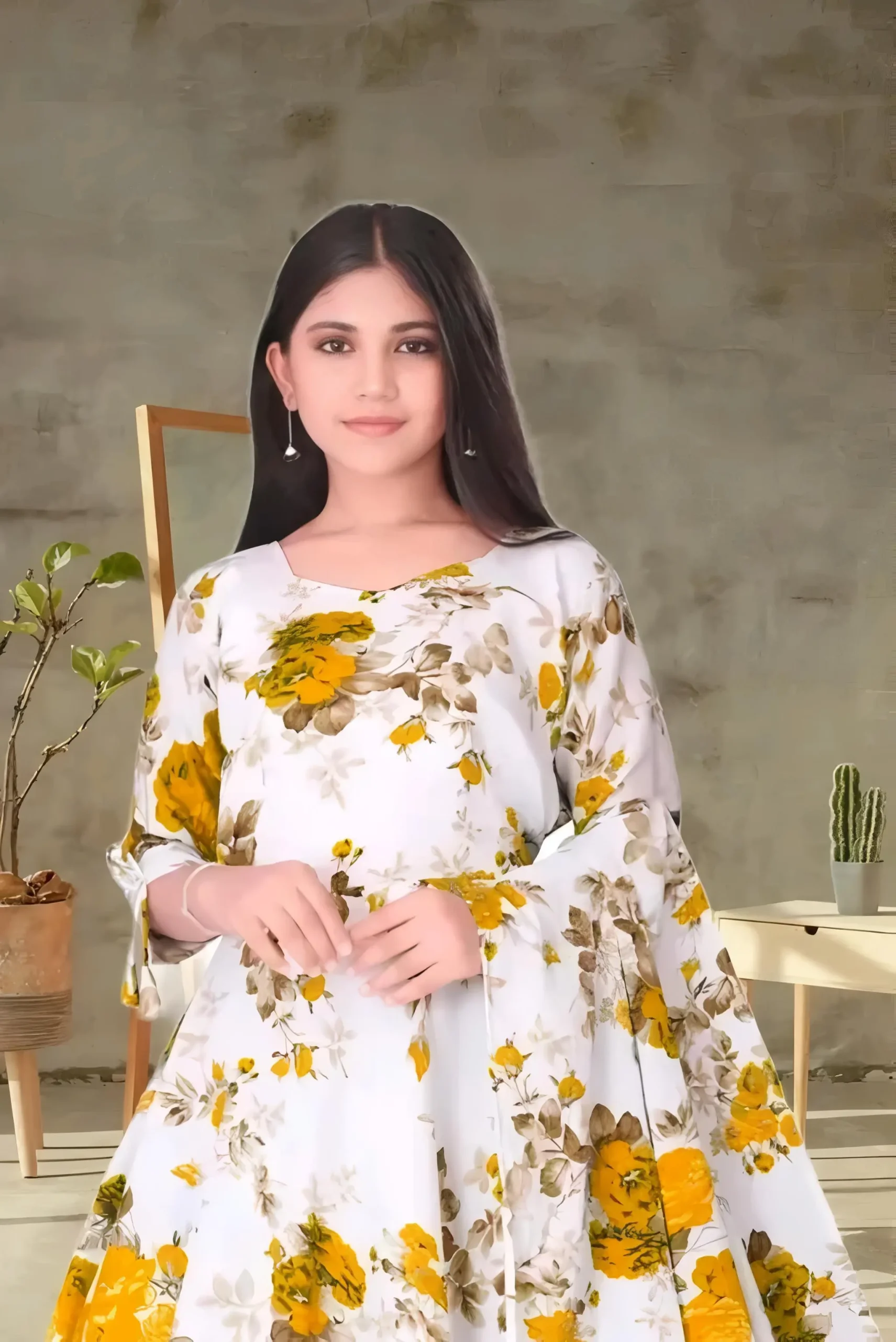 Long frock suit for girls