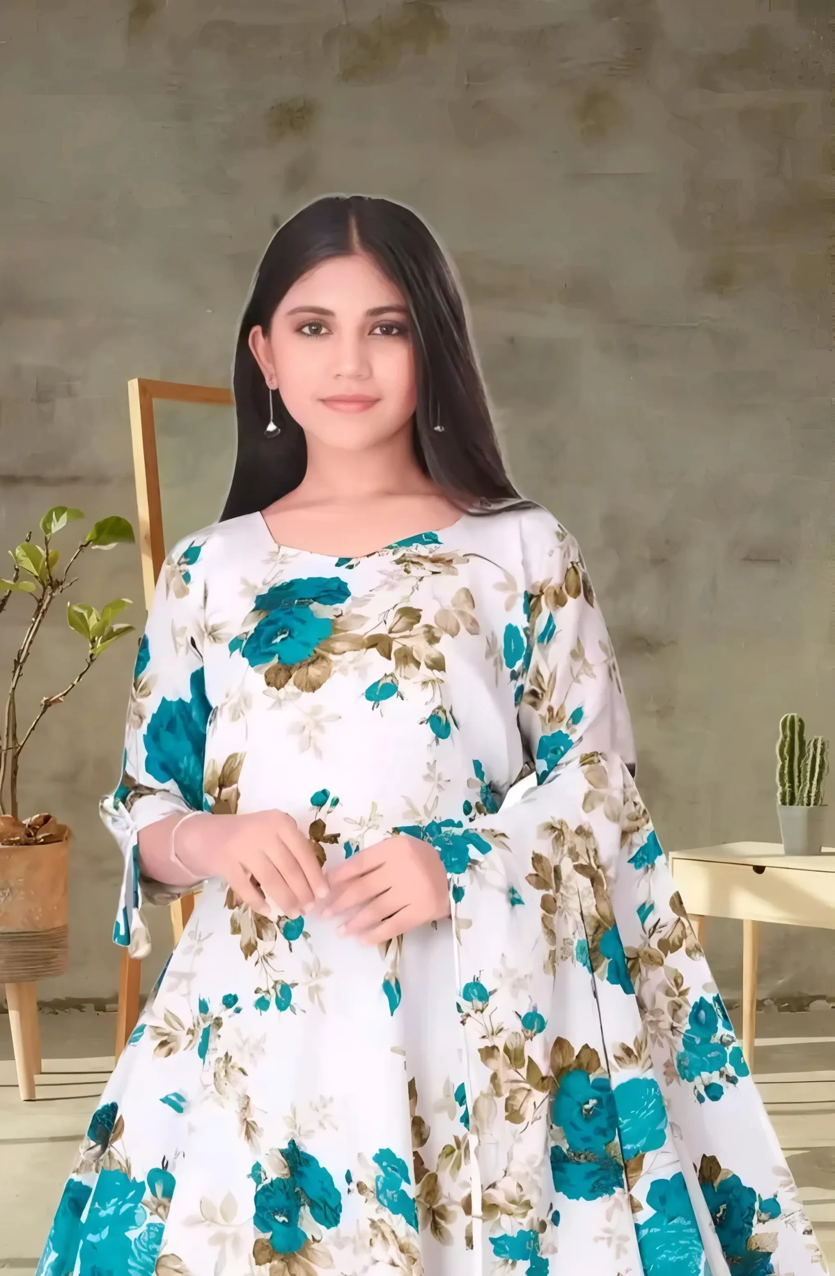 Long frock suit for girls