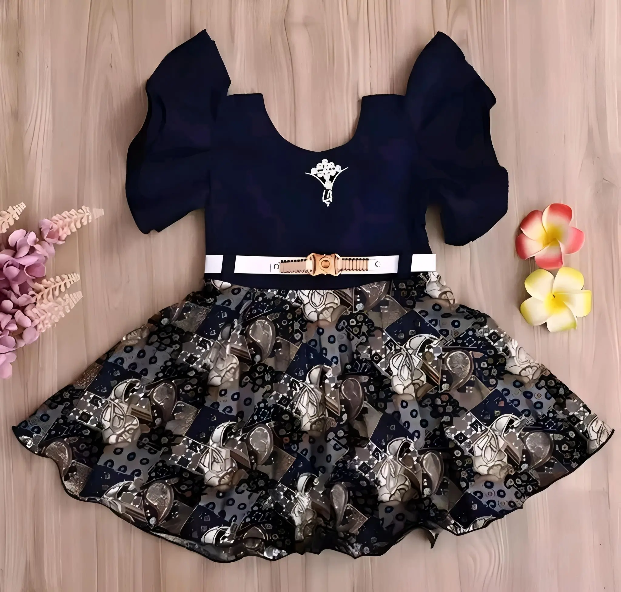Casual wear dress - Multi-color, 0-1 Years