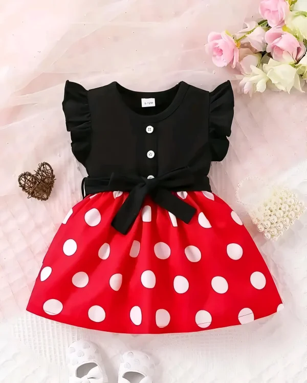 Summer collection polka dot dress - Multi-color, 0-6 Months