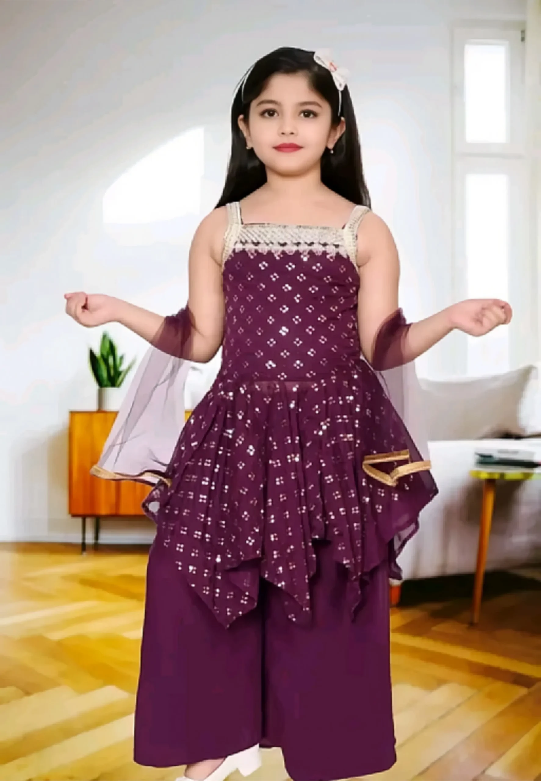 Kids ethnic sharara set