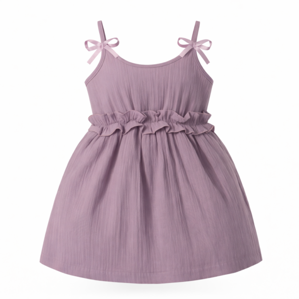 Baby girl dress - Purple, 0-6 Months