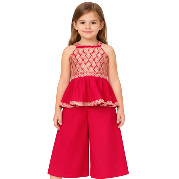 Girls plazo and suit set/color pink - Pink, 2-3 Years