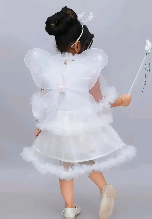Baby frock/princess dress/color white