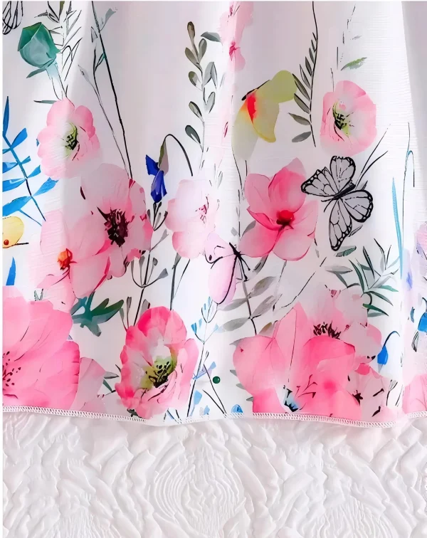 Girls printed frock - Image 4