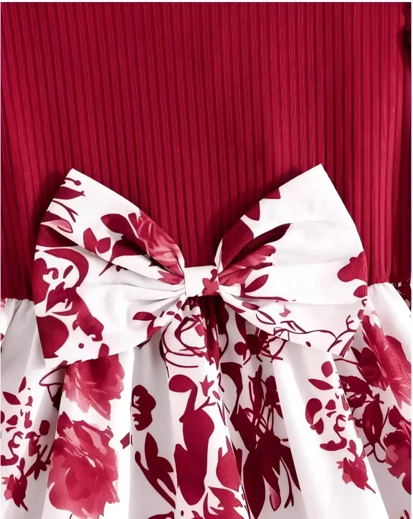 Girls printed frock/daily wear - Image 3