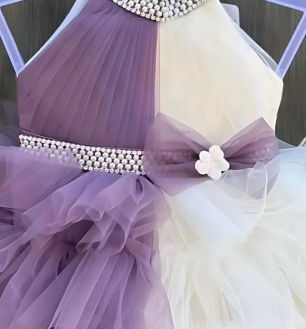 Kids new stylish frock/fabric net - Image 2
