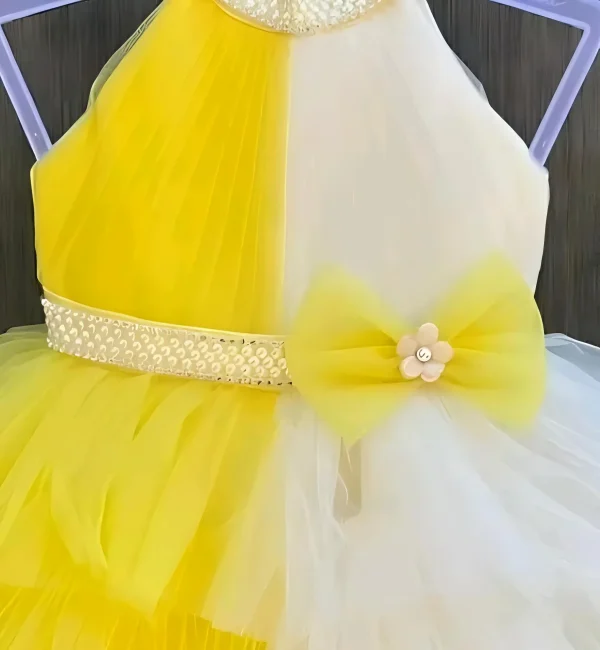 Kids new stylish frock/fabric net - Image 2