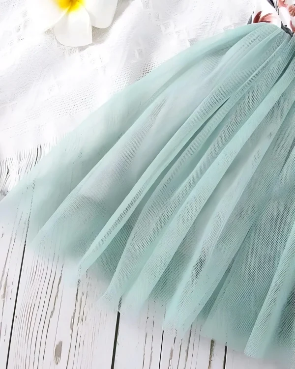 girls net fabric dress/summer wear - Image 2