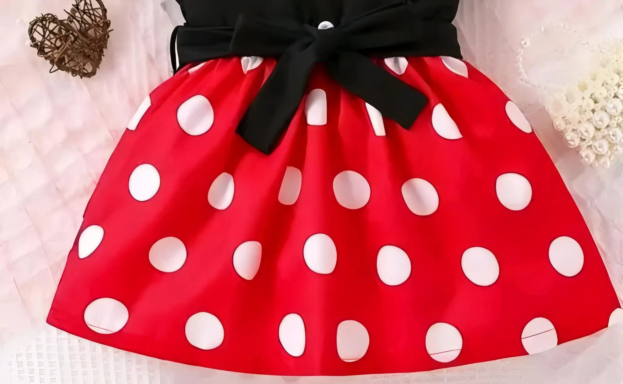 Summer collection polka dot dress