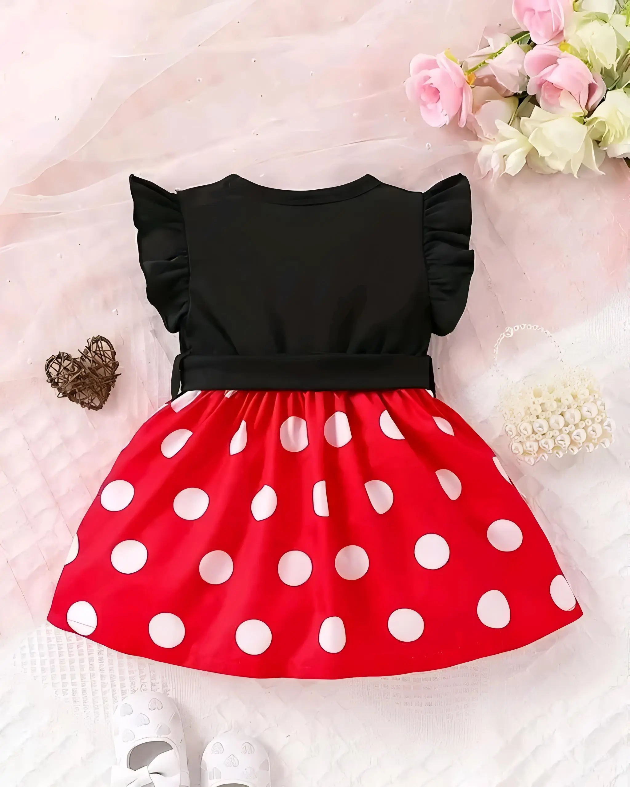 Summer collection polka dot dress