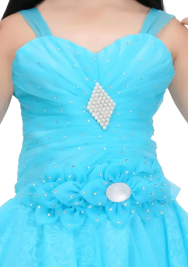 Net fabric girls frock