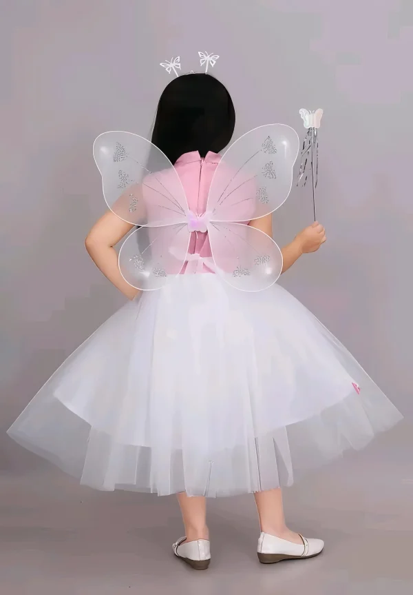 Pari dress/ princess frock color pink - Image 4