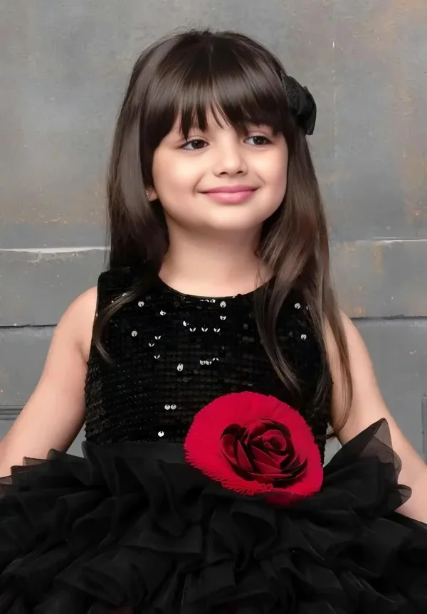 Cutie pie girls stylish floral frock - Image 2
