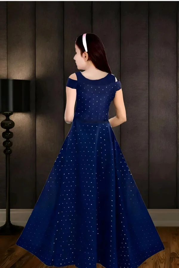 Satin gown for girls - Image 2
