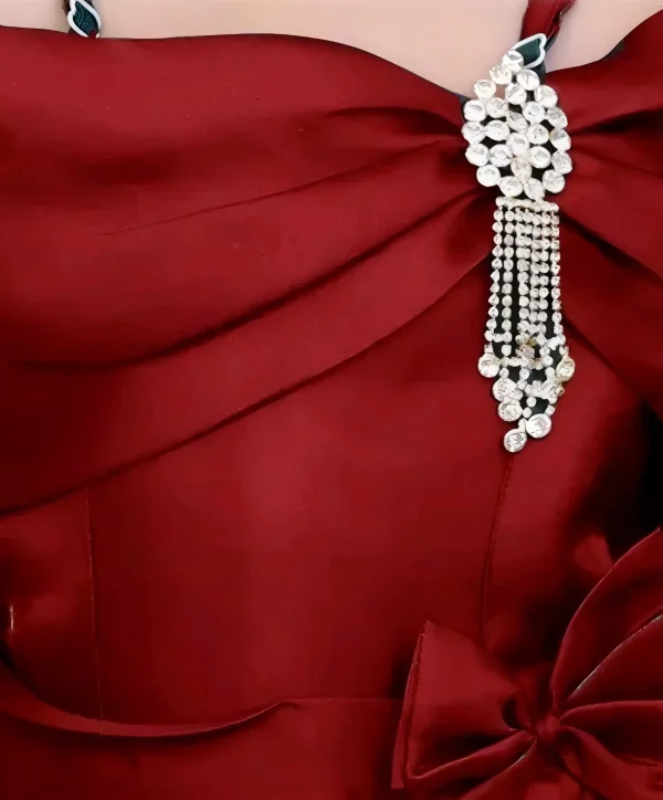 Long stylish gown