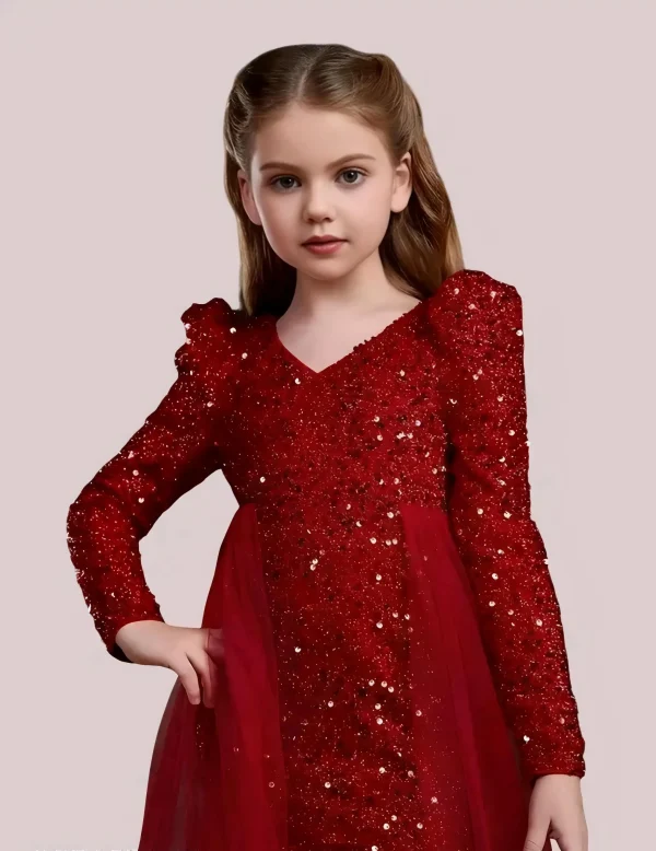 Girls mermaid dress/stylish gown - Image 3