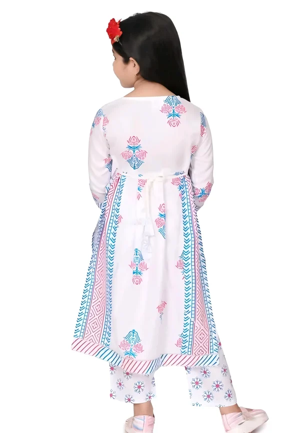 Printed kurti set for girls - Image 2