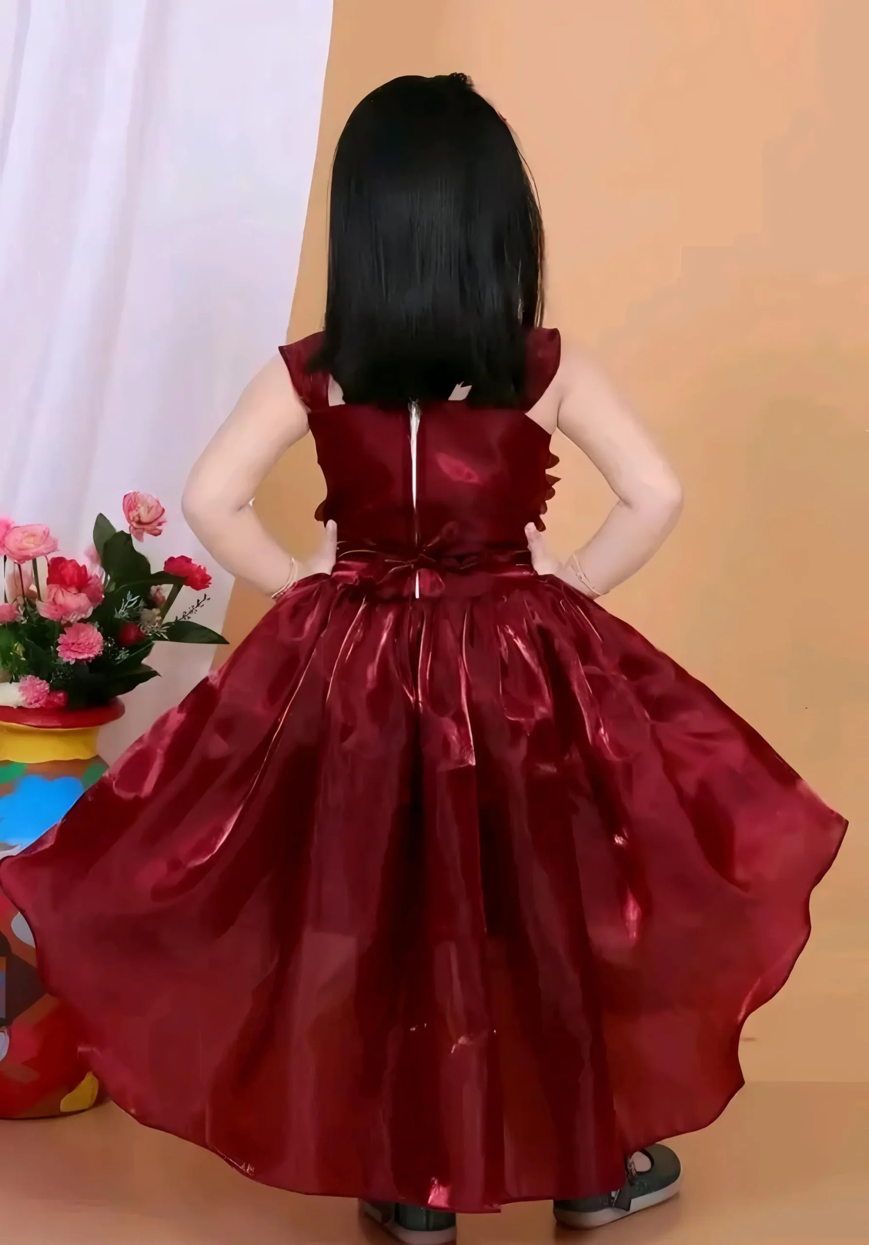Girls birthday and party wear frock