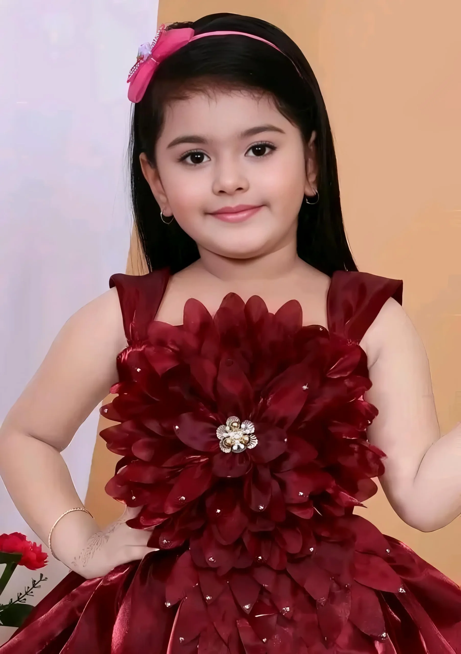 Girls birthday and party wear frock