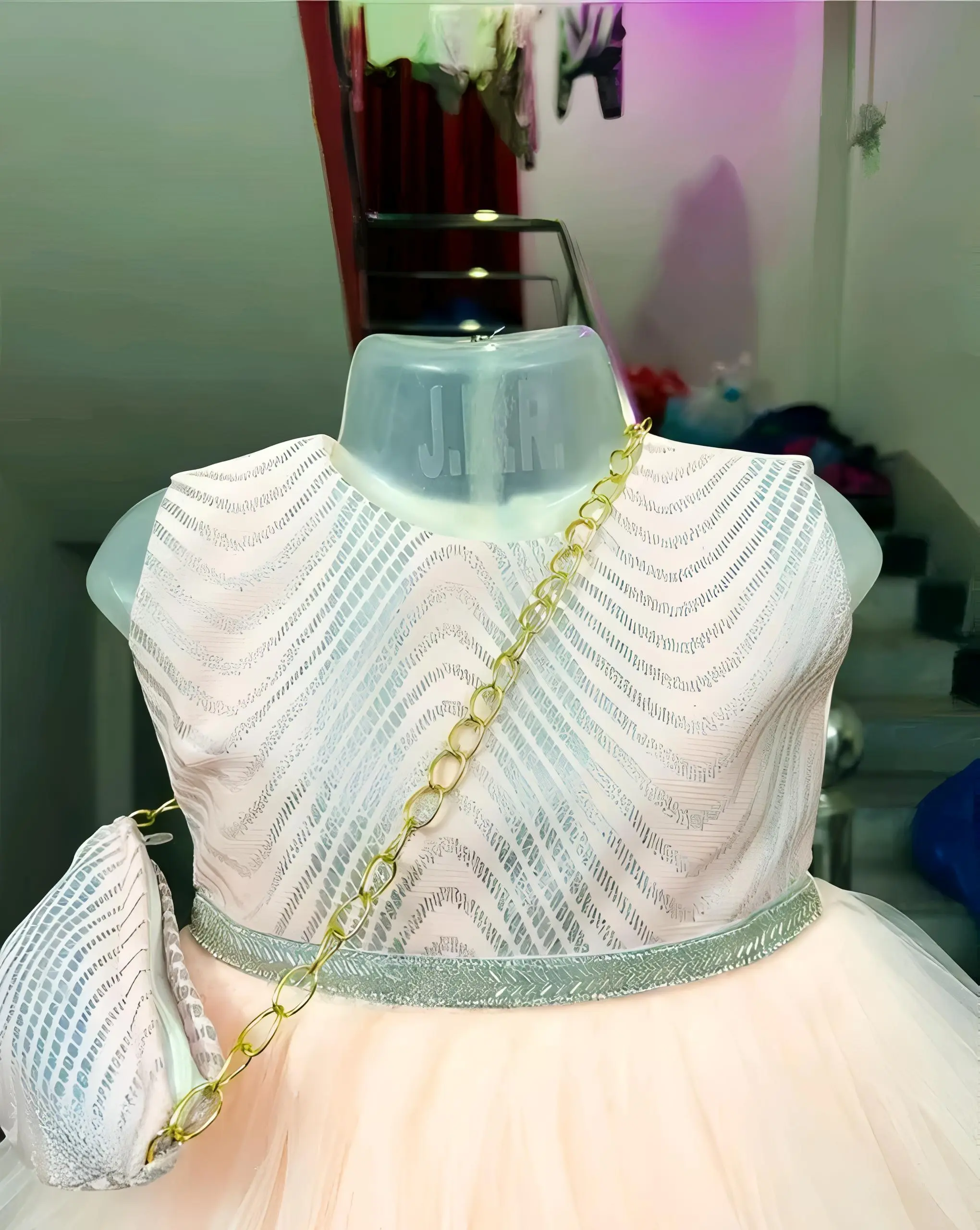 Baby girl frock with bag