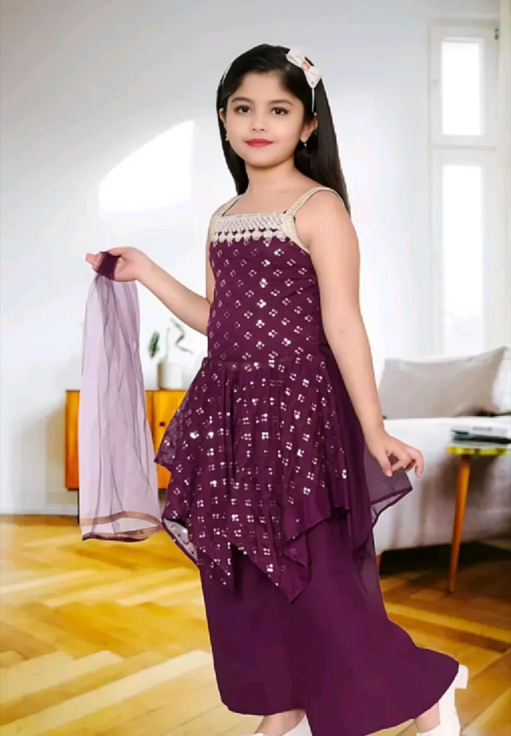 Kids ethnic sharara set