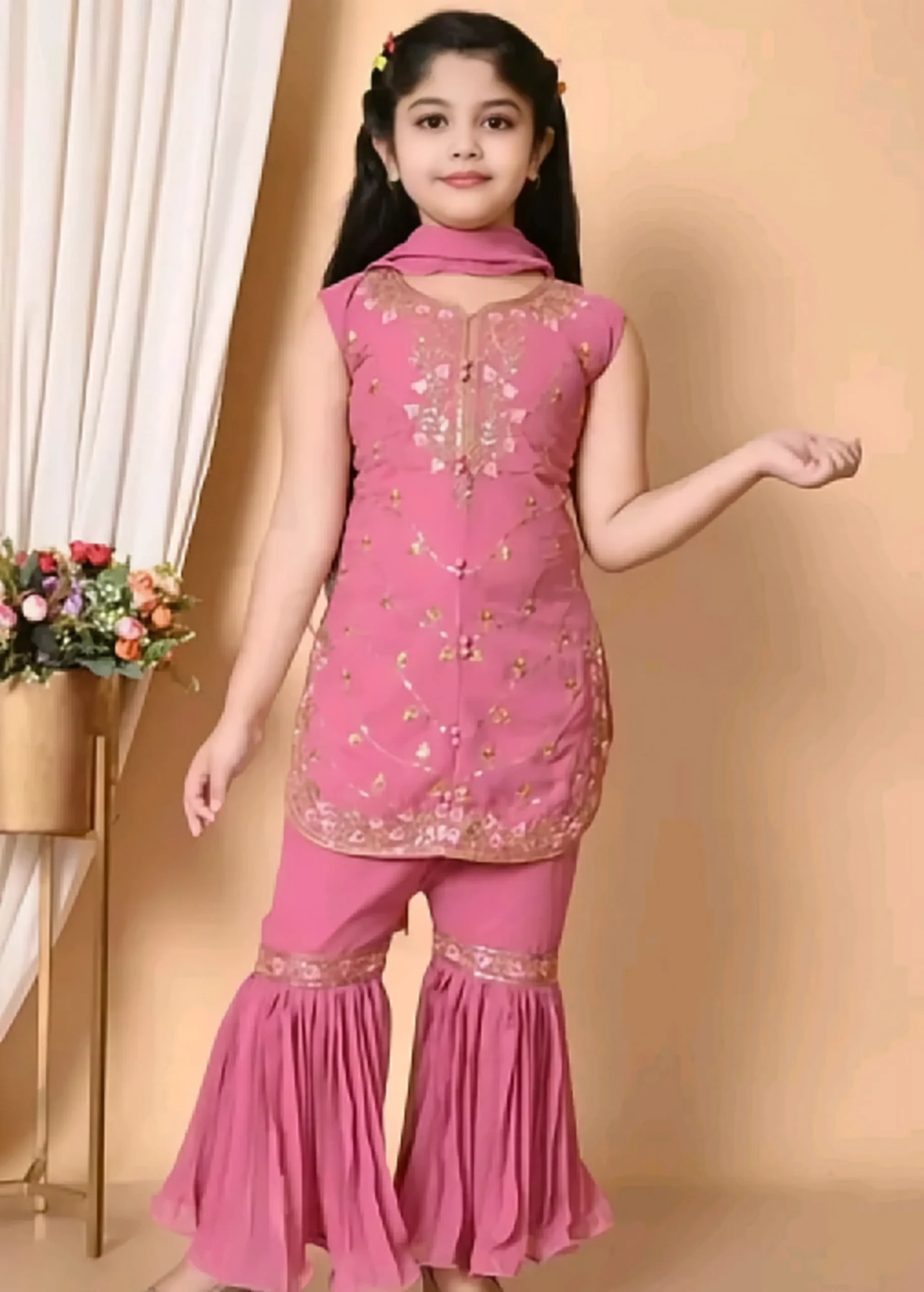New kurti sharara set