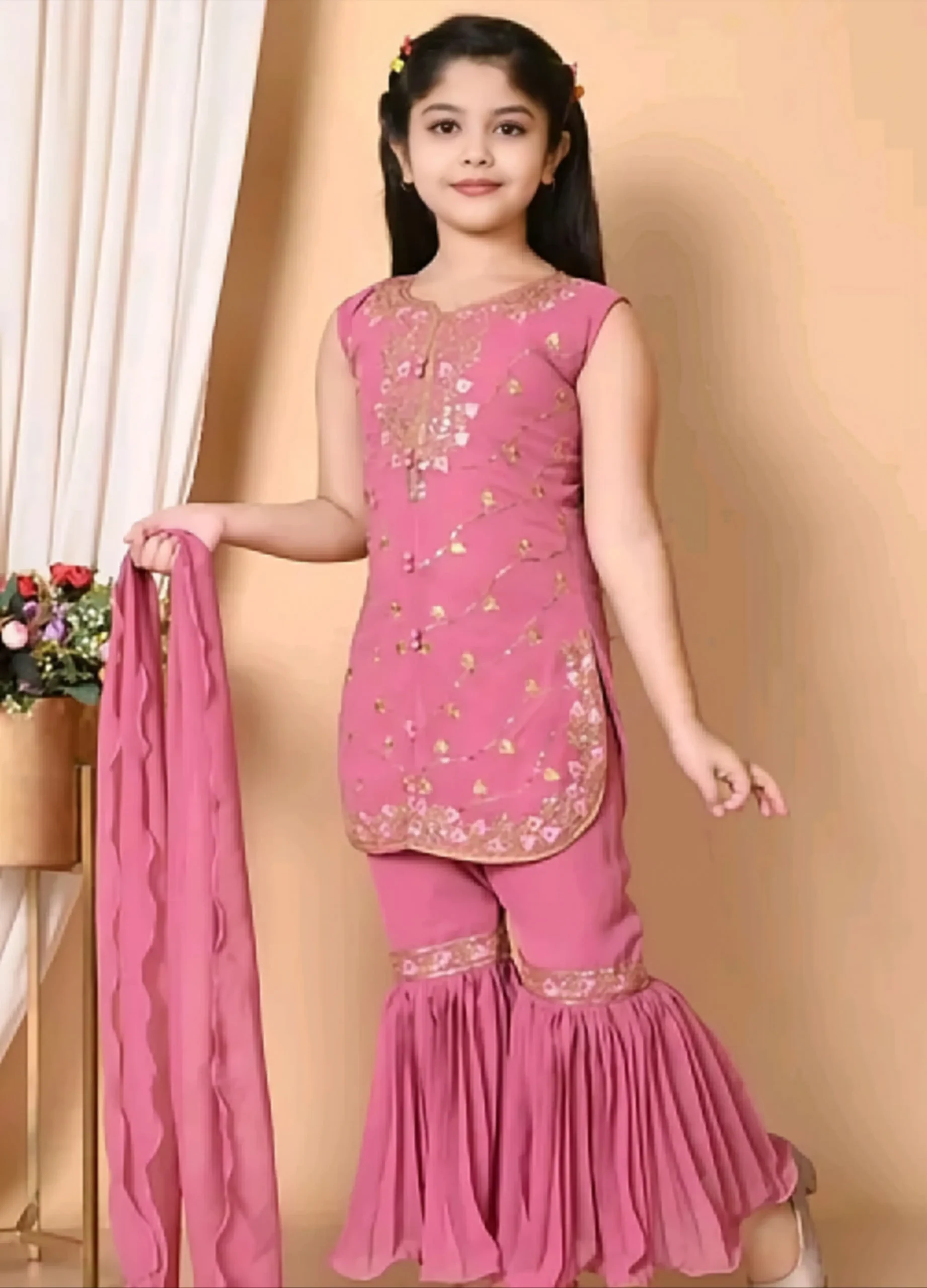 New kurti sharara set