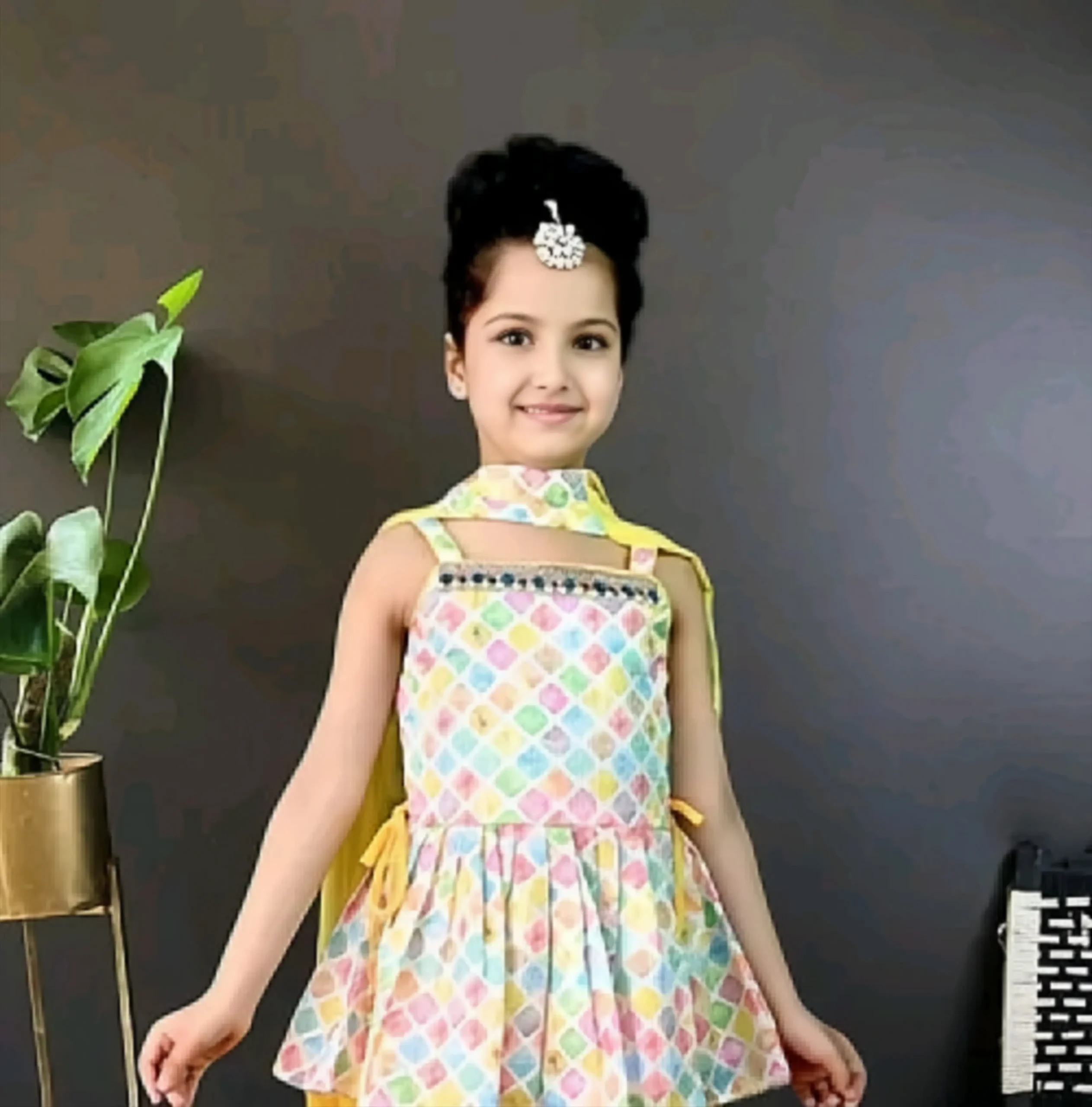 Girls kurta dhoti with duppata