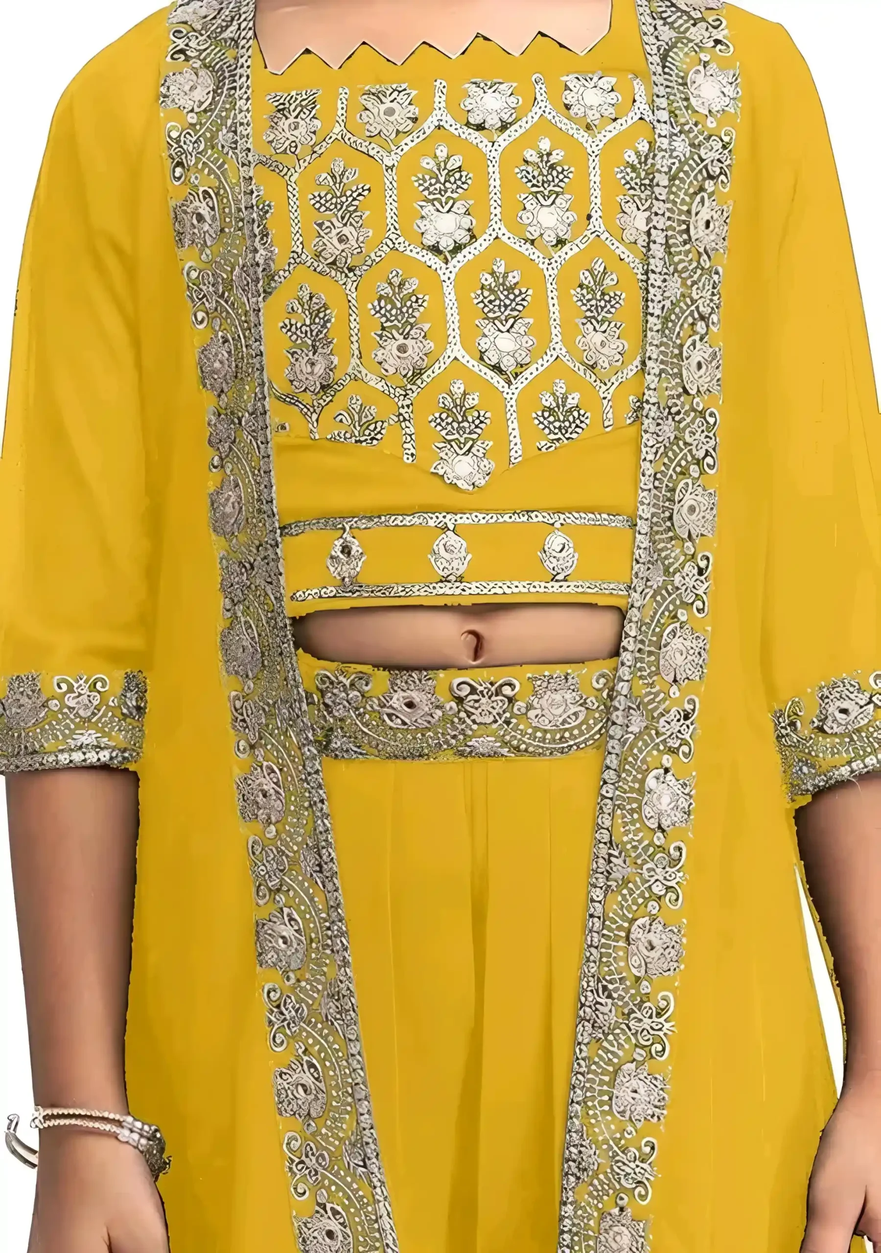 Fancy girls kurta set