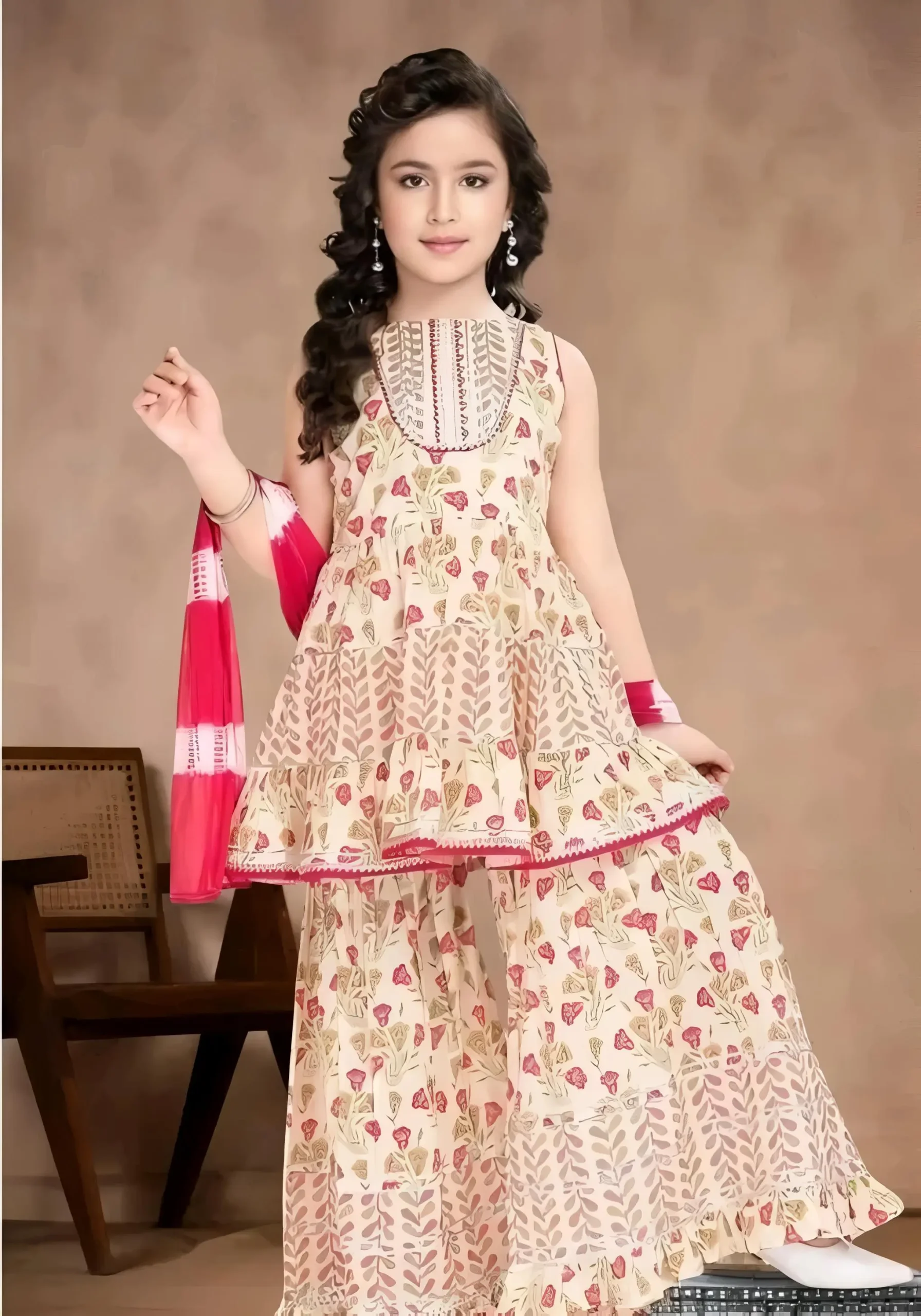 Girls sharara suit