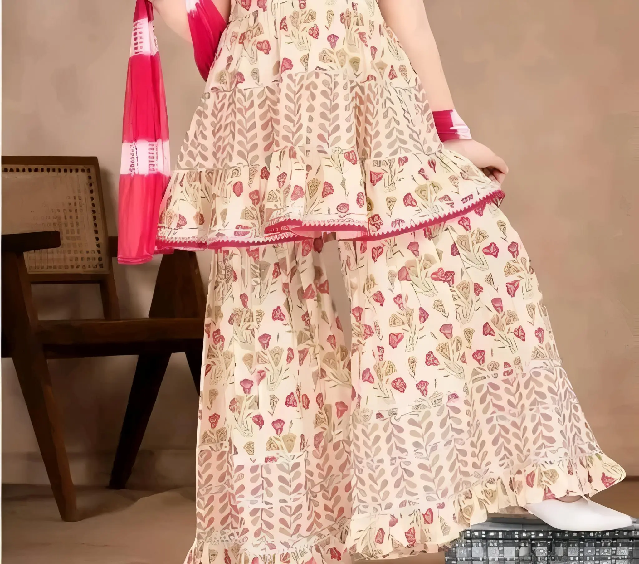 Girls sharara suit