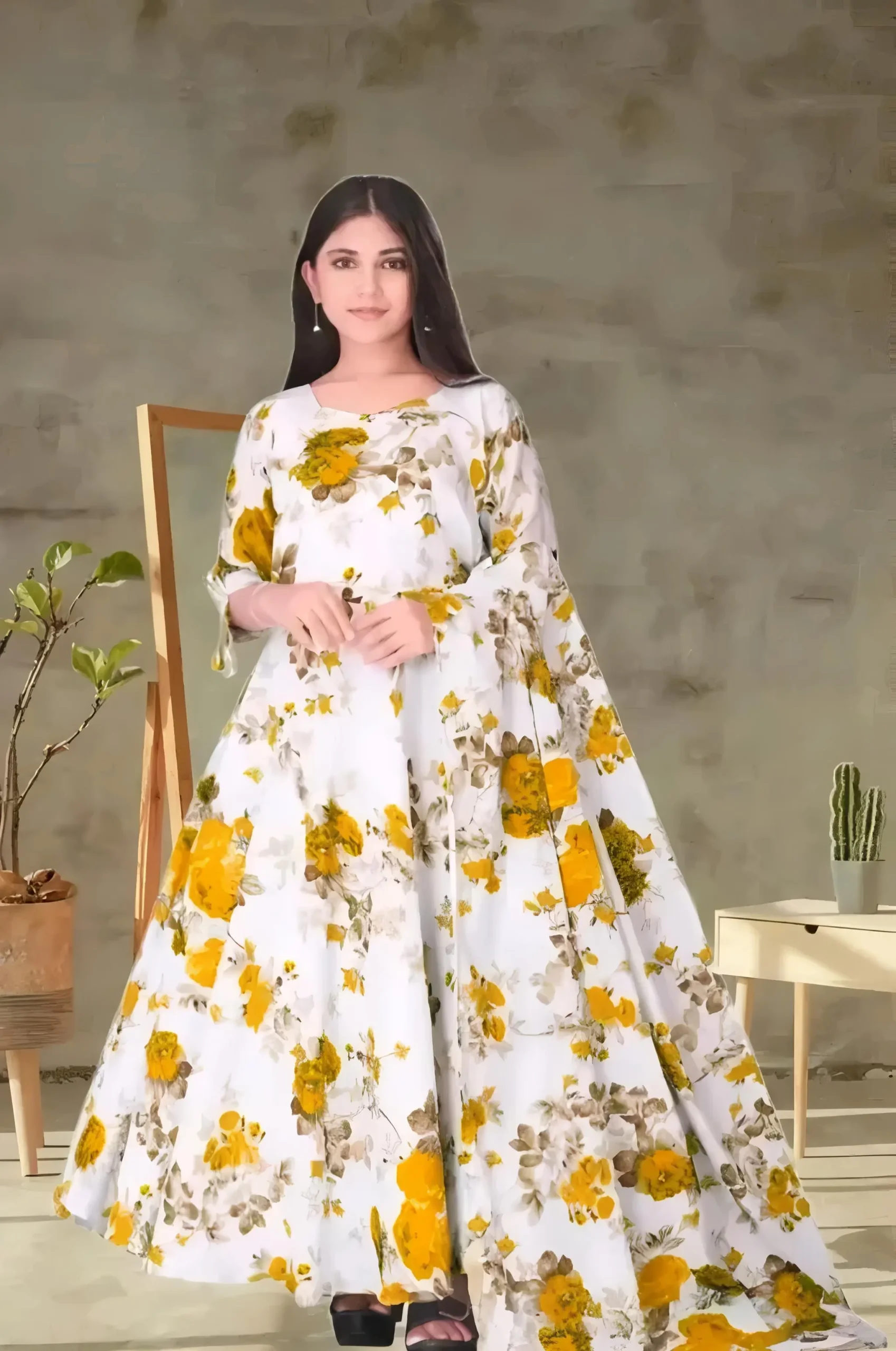Long frock suit for girls