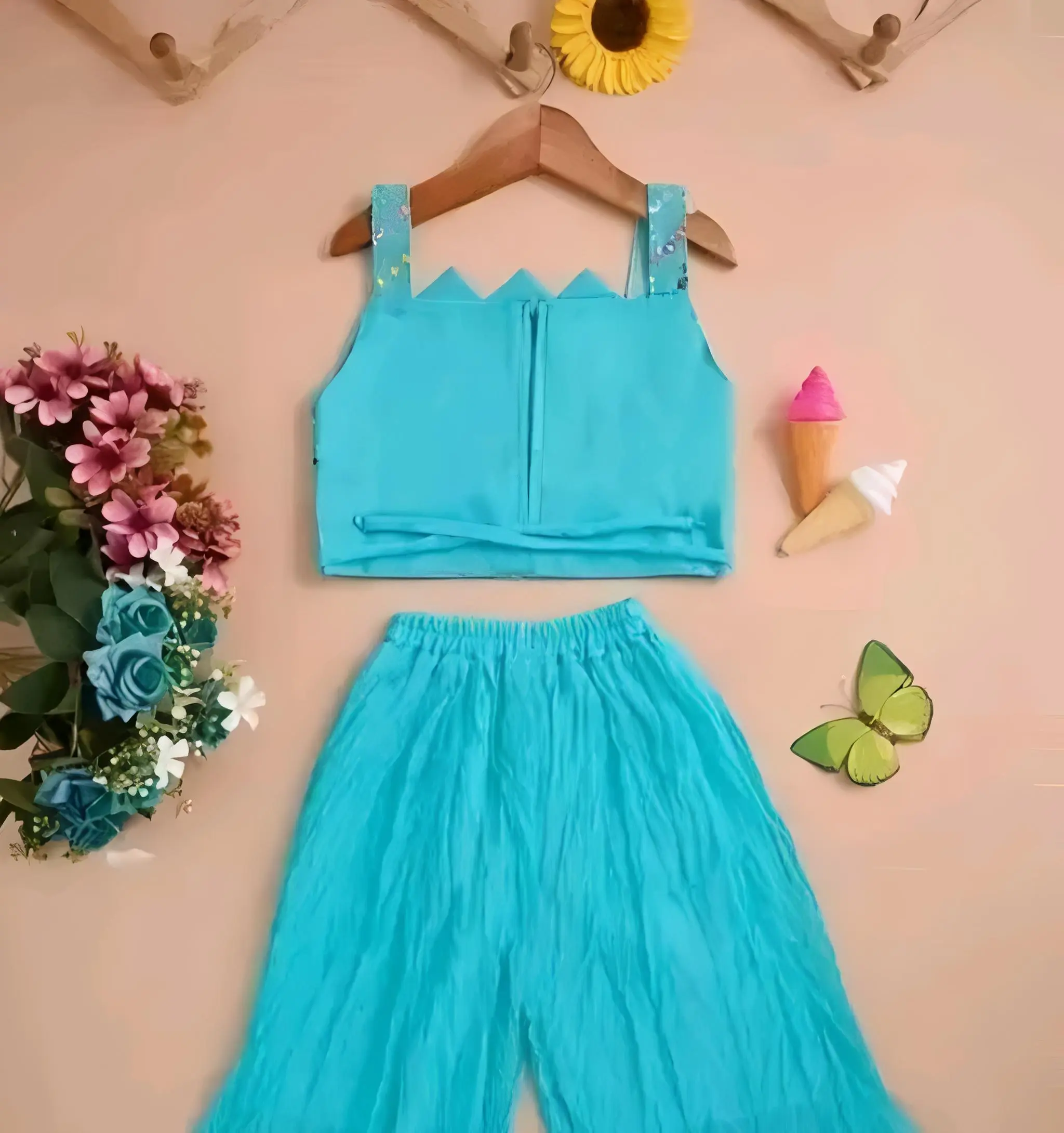 Fancy sharara set for baby girl