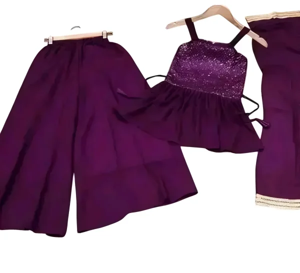 Kurta sharara and dupatta set